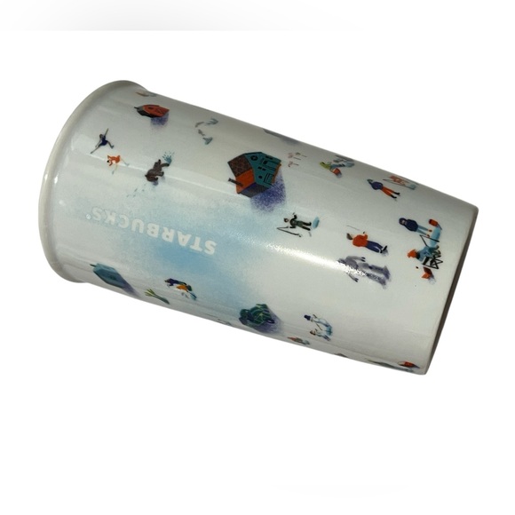 Starbucks Minnesota MN winter scene Ceramic Travel Tumbler‎ 12 OZ - Picture 6 of 12